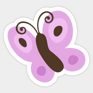 Purple butterfly Sticker